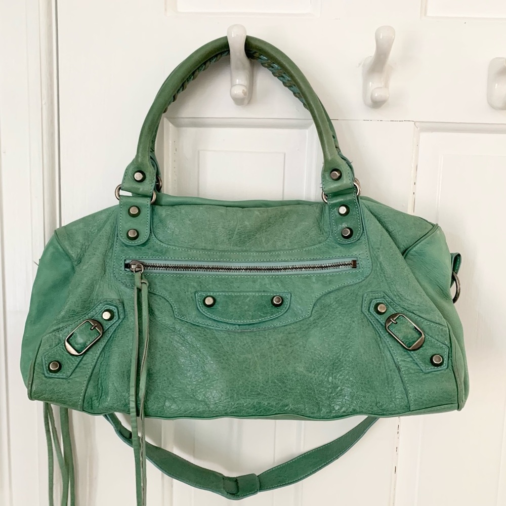 Rare 2004 Balenciaga seafoam twiggy